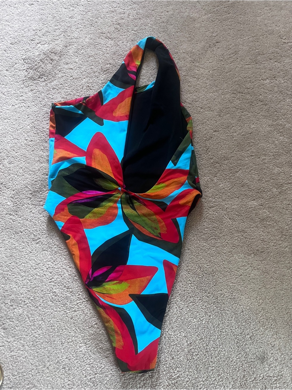 Kids One-Piece Swimsuit in Bright Floral Print